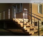 Balustrady z chromoniklem / Stolar - Bud Wykonamy każde schody