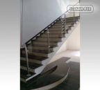 Balustrady z szkłem / Stolar - Bud Wykonamy każde schody